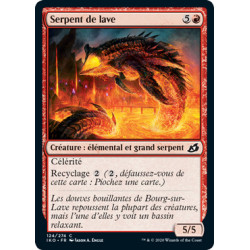 (Foil) Rouge - Serpent de lave (C) [IKO]