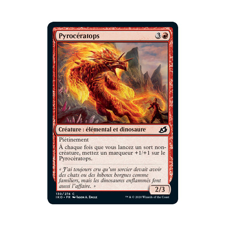 (Foil) Rouge - Pyrocératops (C) [IKO]