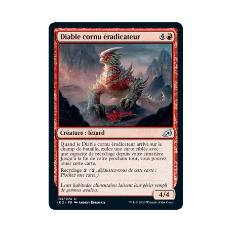 (Foil) Rouge - Diable cornu éradicateur (U) [IKO]
