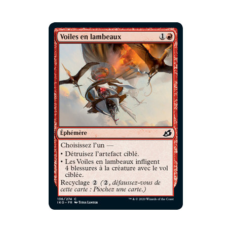 (Foil) Rouge - Voiles en lambeaux (C) [IKO]