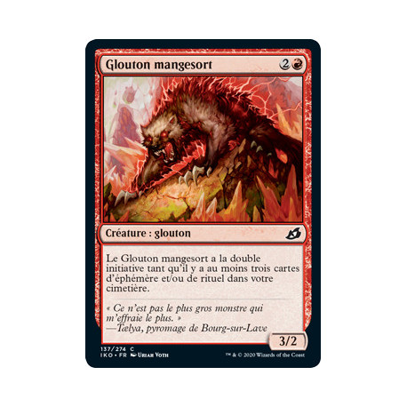 (Foil) Rouge - Glouton mangesort (C) [IKO]