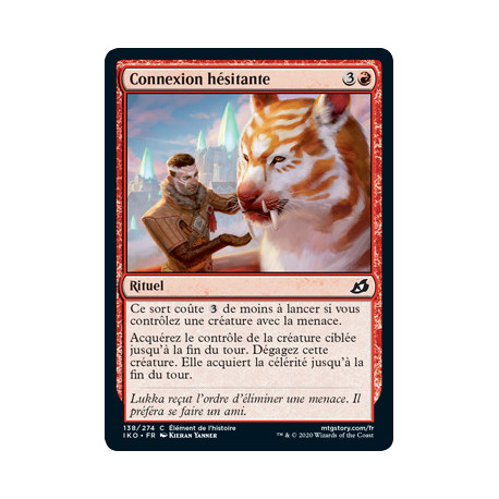 (Foil) Rouge - Connexion hésitante (C) [IKO]