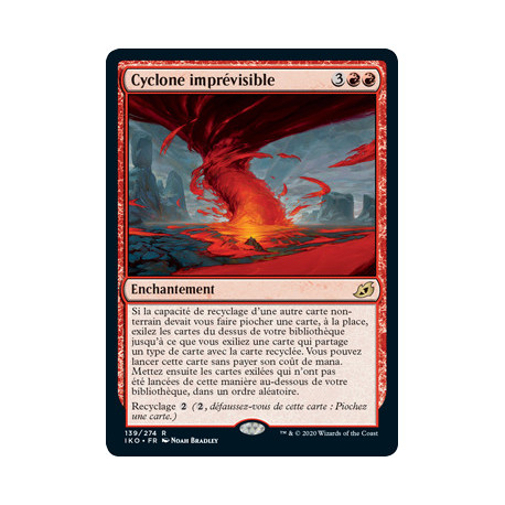 (Foil) Rouge - Cyclone imprévisible (R) [IKO]