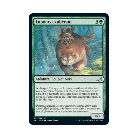 (Foil) Verte - Lupours exubérant (U) [IKO]