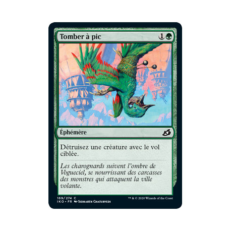 (Foil) Verte - Tomber à pic (C) [IKO]