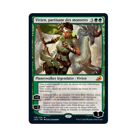 (Foil) Verte - Vivien, partisane des monstres (V1) (M) [IKO]