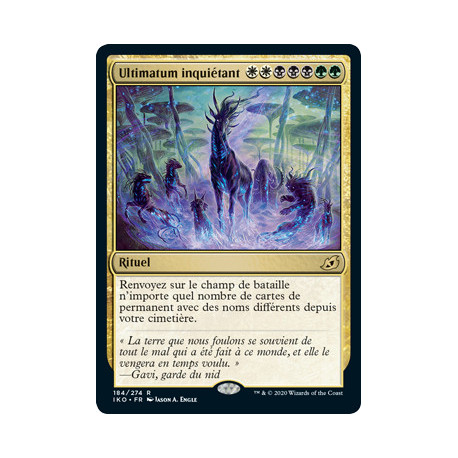 (Foil) Or - Ultimatum inquiétant (R) [IKO]