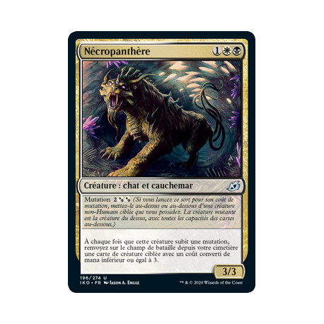 (Foil) Or - Nécropanthère (V1) (U) [IKO]