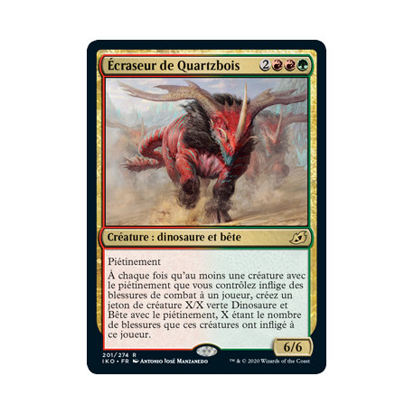 (Foil) Or - Écraseur de Quartzbois (R) [IKO]
