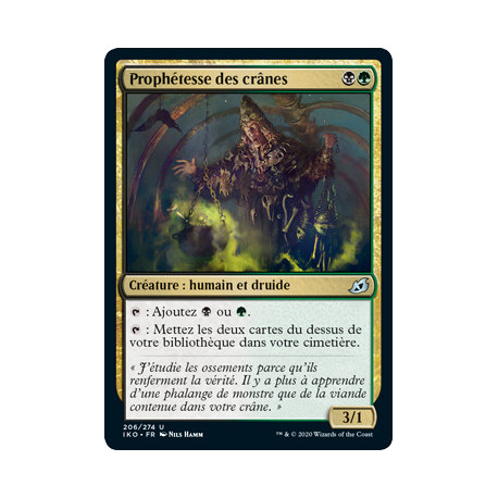 (Foil) Or - Prophétesse des crânes (U) [IKO]