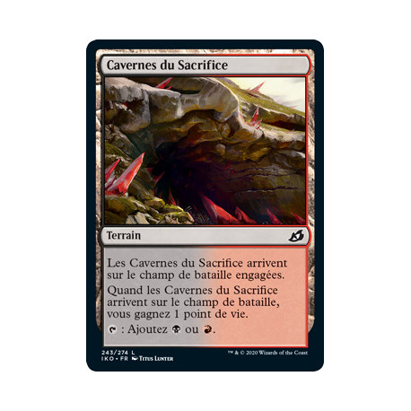 (Foil) Terrain - Cavernes du Sacrifice (C) [IKO]