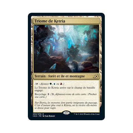 (Foil) Terrain - Triome de Ketria (V1) (R) [IKO]