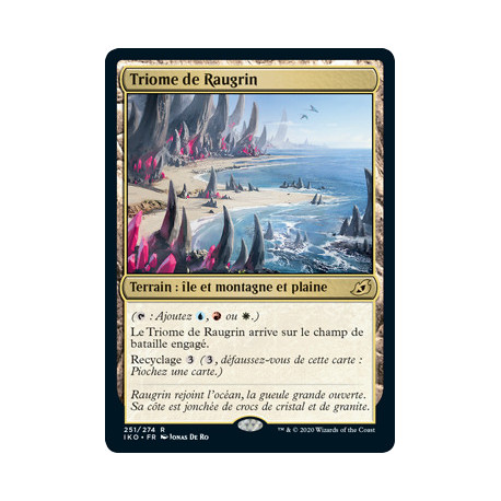 (Foil) Terrain - Triome de Raugrin (V1) (R) [IKO]