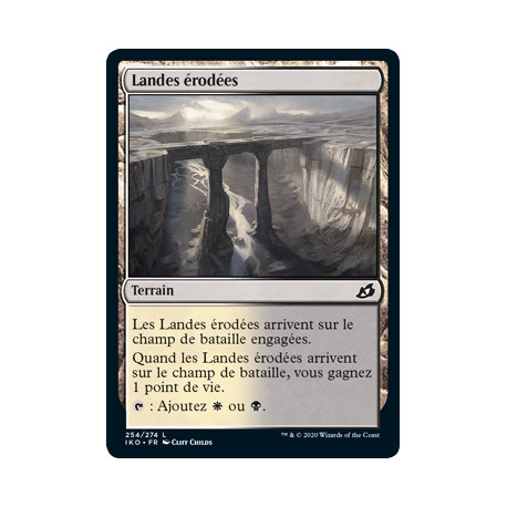 (Foil) Terrain - Landes érodées (C) [IKO]
