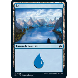 (Foil) Terrain - Île (V1) (L) [IKO]