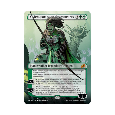 (Foil) Verte - Vivien, partisane des monstres (V2, Borderless) (M) [IKO]