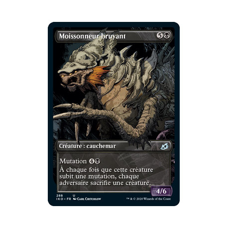 (Foil) Noire - Moissonneur bruyant (V2, Showcase Frame) (U) [IKO]