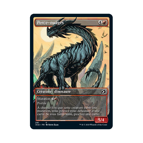 (Foil) Rouge - Perce-nuages (V2, Showcase Frame) (C) [IKO]