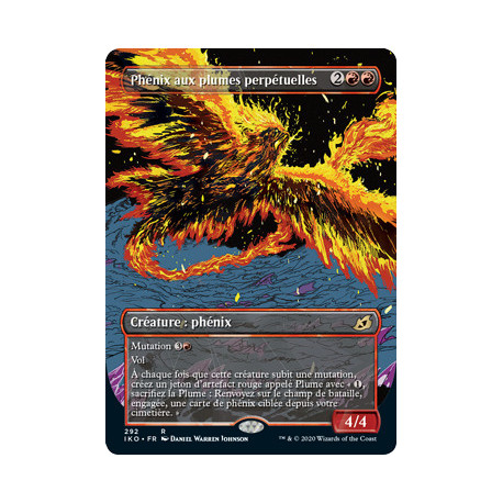 (Foil) Rouge - Phénix aux plumes perpétuelles (V2, Showcase Frame) (R) [IKO]