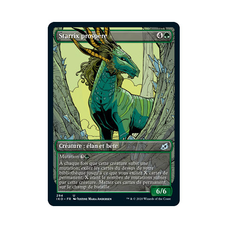 (Foil) Verte - Starrix prospère (V2, Showcase Frame) (U) [IKO]