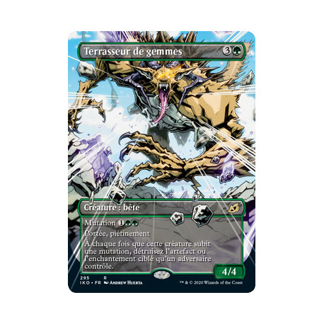 (Foil) Verte - Terrasseur de gemmes (V2, Showcase Frame) (R) [IKO]