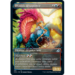 (Foil) Or - Drakkis de sapience (V2, Showcase Frame) (U) [IKO]
