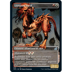 (Foil) Or - Léosaure royal (V2, Showcase Frame) (U) [IKO]