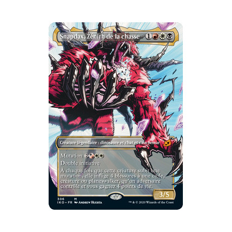 (Foil) Or - Snapdax, Zénith de la chasse (V2, Showcase Frame) (M) [IKO]
