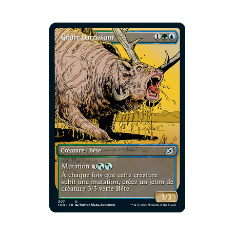 (Foil) Or - Gnarr barrissant (V2, Showcase Frame) (U) [IKO]