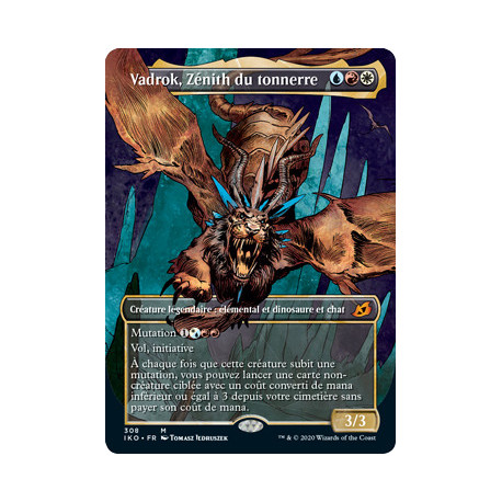 (Foil) Or - Vadrok, Zénith du tonnerre (V2, Showcase Frame) (M) [IKO]