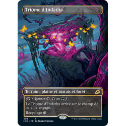 (Foil) Terrain - Triome d'Indatha (V2, Showcase Frame) (R) [IKO]