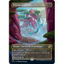 (Foil) Terrain - Triome de Ketria (V2, Showcase Frame) (R) [IKO]