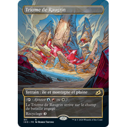 (Foil) Terrain - Triome de Raugrin (V2, Showcase Frame) (R) [IKO]