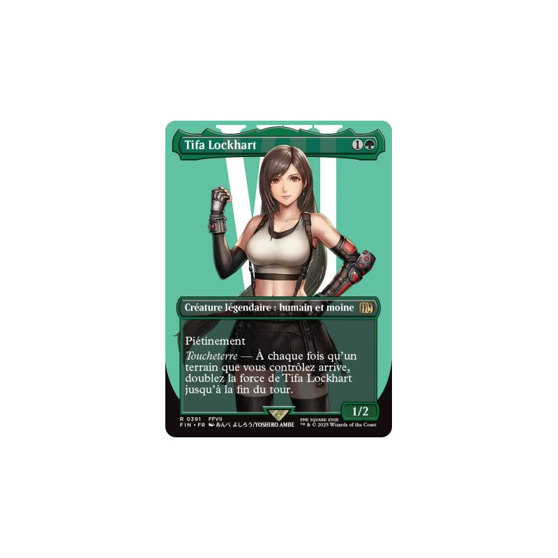 Magic The Gathering - Tifa Lockhart (V2 Borderless Character) [FIN]