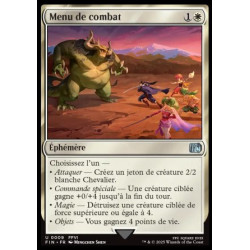 (Foil) Blanche - Menu de combat (U) [FIN]