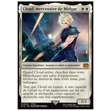 (Foil) Blanche - Cloud, mercenaire de Midgar (V1) (M) [FIN]