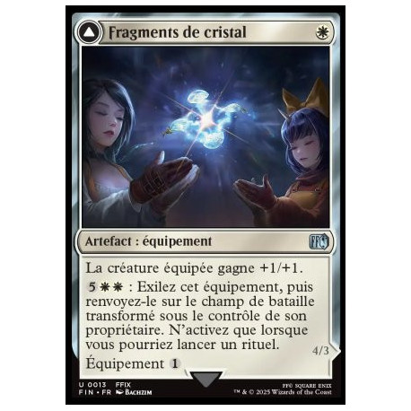 (Foil) Blanche - Fragments de cristal // Invocation : Alexandre (V1) (U) [FIN]