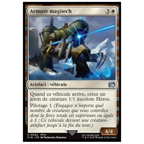 (Foil) Blanche - Armure magitech (U) [FIN]