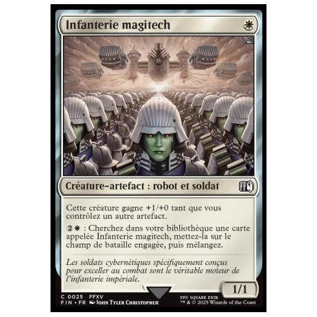 (Foil) Blanche - Infanterie magitech (C) [FIN]