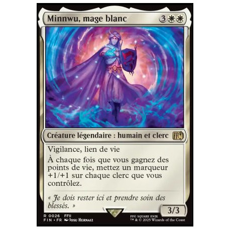 (Foil) Blanche - Minnwu, mage blanc (R) [FIN]