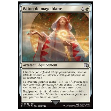 (Foil) Blanche - Bâton du mage blanc (C) [FIN]