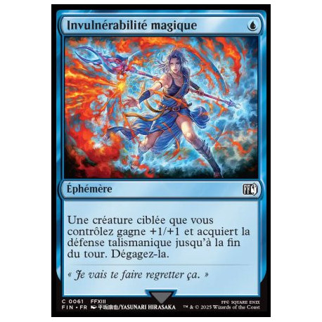 (Foil) Bleue - Invulnérabilité magique (C) [FIN]