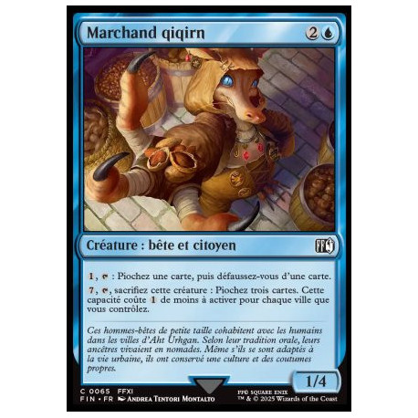 (Foil) Bleue - Marchand qiqirn (C) [FIN]