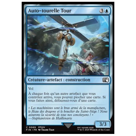 (Foil) Bleue - Auto-tourelle Tour (C) [FIN]