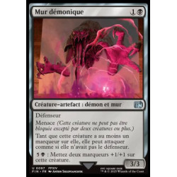 (Foil) Noire - Mur démonique (U) [FIN]