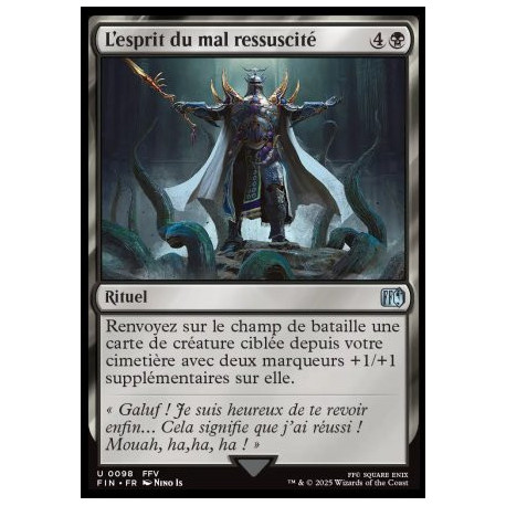 (Foil) Noire - L'esprit du mal ressuscité (U) [FIN]
