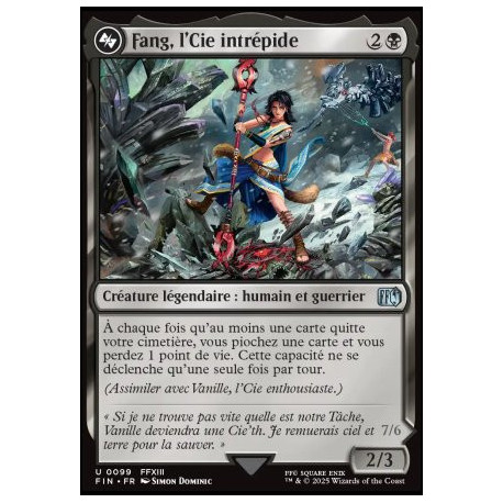 (Foil) Noire - Fang, l'Cie intrépide // Ragnarok, délivrance divine (V1) (U) [FIN]