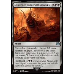 (Foil) Noire - Les derniers jours avant l'Apocalypse (U) [FIN]
