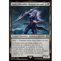 (Foil) Noire - Kaïn, chevalier dragon torturé (V1) (R) [FIN]