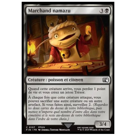 (Foil) Noire - Marchand namazu (C) [FIN]